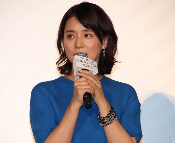 石田ゆり子／『コーヒーが冷めないうちに』完成披露試写会