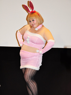 『ラビット・ホラー3D』公開記念イベントでの渡辺直美