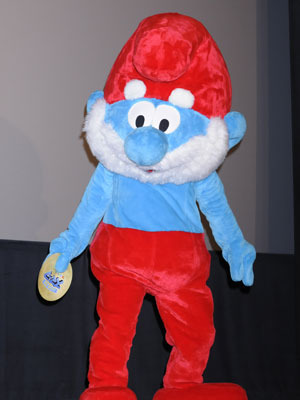 『スマーフ』ジャパンプレミアにて