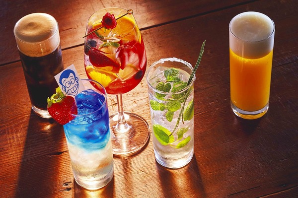 ルパン一味をイメージしたオリジナルカクテルも！TM & (C) 2018 Universal Studios.(C) モンキー・パンチ／TMS・NTV