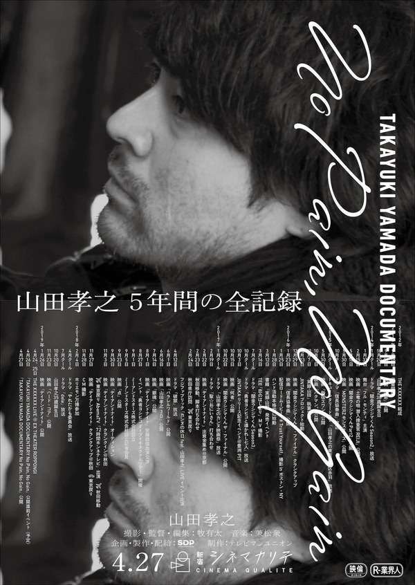 TAKAYUKI YAMADA DOCUMENTARY『No Pain, No Gain』　（C）2019・SDP／NPNG