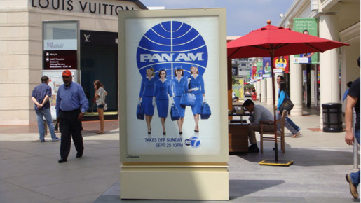 「Pan Am」ポスター　photo：Hikaru Watanabe