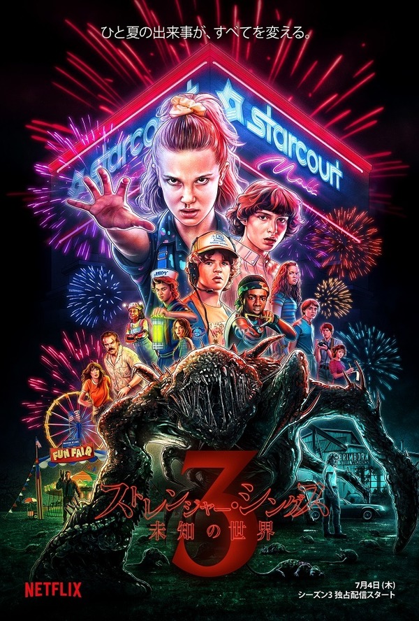 Netflixオリジナルシリーズ「ストレンジャー・シングス 未知の世界」シーズン1～2：独占配信中、シーズン3：7月4日より独占配信開始