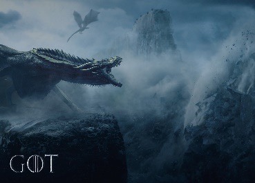 「ゲーム・オブ・スローンズ展」2Lアートカード(非売品)　Game of Thrones (c) 2019 Home Box Office, Inc. All rights reserved.HBO(R) and related service marks are the property of HomeBox Office, Inc.Distributed by Warner Bros. Entertainment Inc.