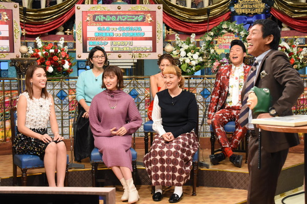 「超踊る！さんま御殿!!サンタ美女が大騒ぎ！超豪華有名人の聖夜祭」（C）NTV