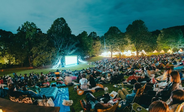 夜空と交差する森の映画祭