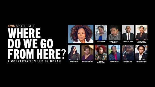 「緊急討論 人種差別社会の行方」　Photo credit：Courtesy of OWN：Oprah Winfrey Network