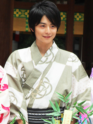 TBSドラマ「浪花少年探偵団」製作発表会見＆ヒット祈願七夕写真撮影会（多部美華子＆小池鉄平）