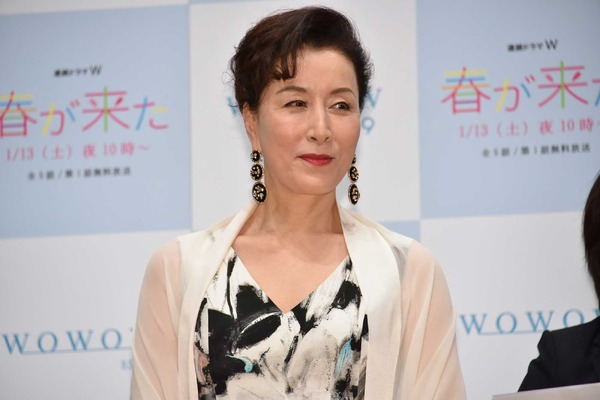 高畑淳子／「連続ドラマW 春が来た」第1話完成披露試写会