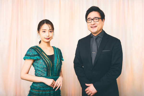 宇垣美里＆ジョン・カビラ「生中継！第93回アカデミー賞授賞式」／photo：Jumpei Yamada