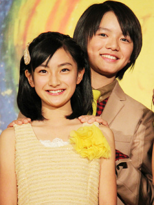 『きいろいゾウ』完成披露試写会（濱田龍臣、浅見姫香）