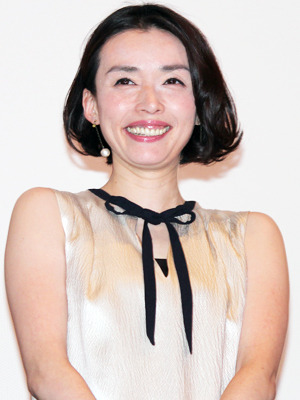 『東京家族』完成披露舞台挨拶（中嶋朋子）