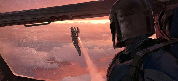 「スター・ウォーズ　『マンダロリアン』シーズン1　公式アートブック」　(c) & TM 2021 Lucasfilm Ltd.