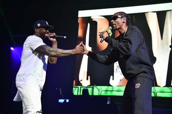 50セント、スヌープ・ドッグ 　Photo by Theo Wargo/Getty Images