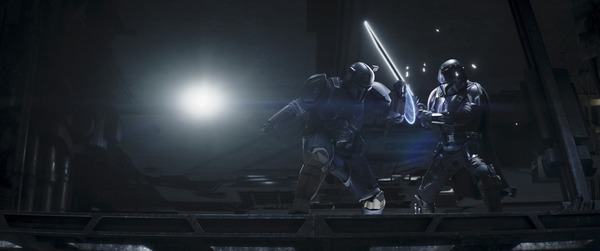 「ボバ・フェット／The Book of Boba Fett」パズ・ヴィズラ(左)＆マンダロリアン(右)（C）2021 Lucasfilm Ltd.