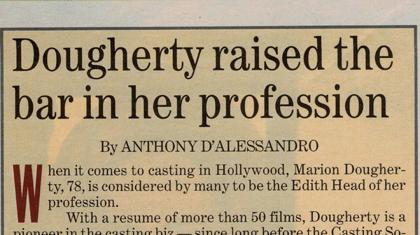 『キャスティング・ディレクター　ハリウッドの顔を変えた女性』　（c）Casting By 2012