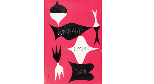 アルヴィン・ラスティグニュー・ディレクションズ社（出版）『地獄の季節』（装丁）　1945年カリフォルニア・デザイン美術館蔵Museum of California Design, Los Angeles, Gift of Mark and Maura ResnickA SEASON IN HELL by Arthur Rimbaud,  -(C)  1945 by Alvin Lustig. Reprinted by permission of New Directions Publishing Corp.