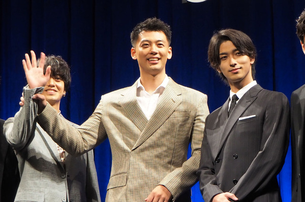 髙橋海人＆竹内涼真＆横浜流星／『アキラとあきら』完成披露舞台挨拶