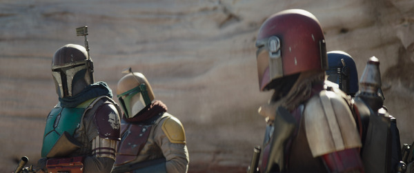 「マンダロリアン」シーズン３　マンダロリアンの集団（C）2023 Lucasfilm Ltd.