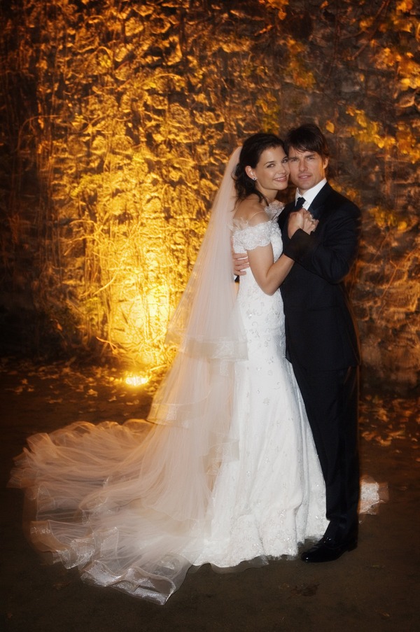 2006年の結婚式でのトム・クルーズとケイティ・ホームズ -(C) Getty Images