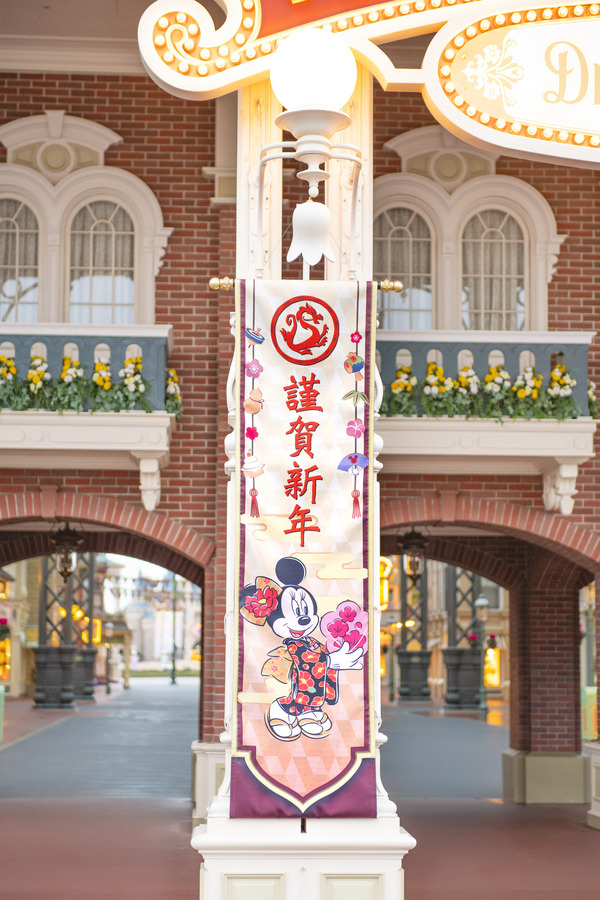 お正月の東京ディズニーランド