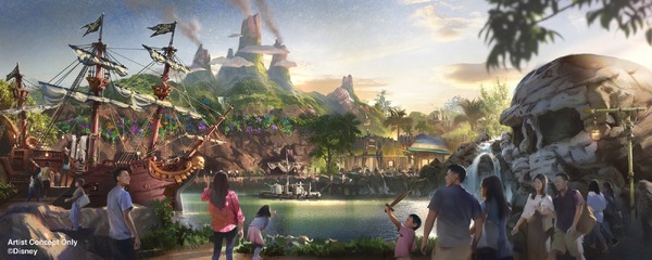 「ピーターパンのネバーランドアドベンチャー」がある「ピーターパンのネバーランド」イメージビジュアル