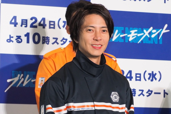 山下智久「ブルーモーメント」制作発表