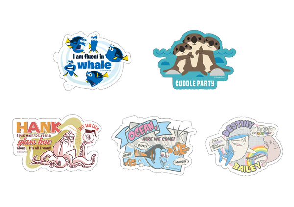 K賞：ダイカットステッカーセット【全9種】