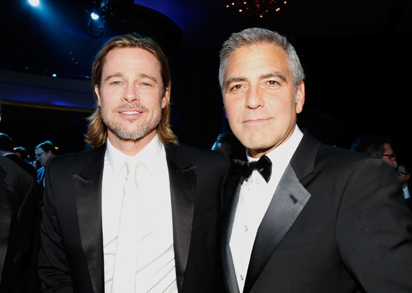 ブラッド・ピット＆ジョージ・クルーニー Photo by Christopher Polk/Getty Images for VH1