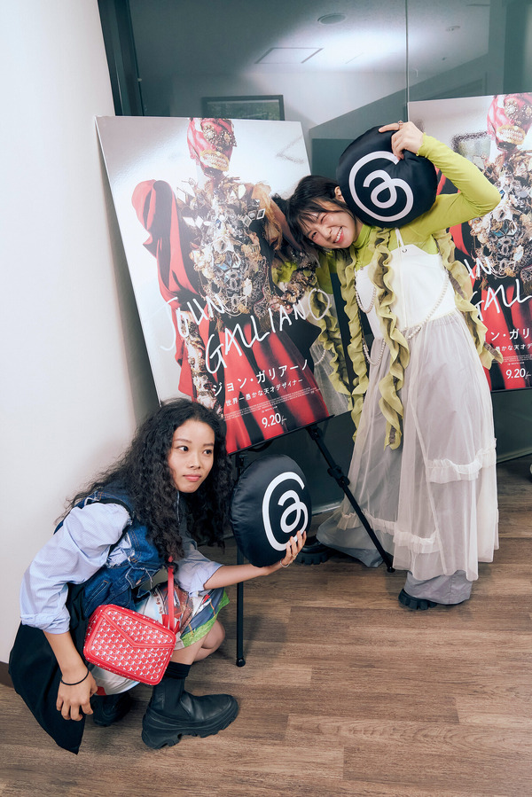 @xiangyu_dayo、@hinata_official__／『ジョン・ガリアーノ 世界一愚かな天才デザイナー』Threads CREATOR WATCH PARTY(photo：You Ishii)
