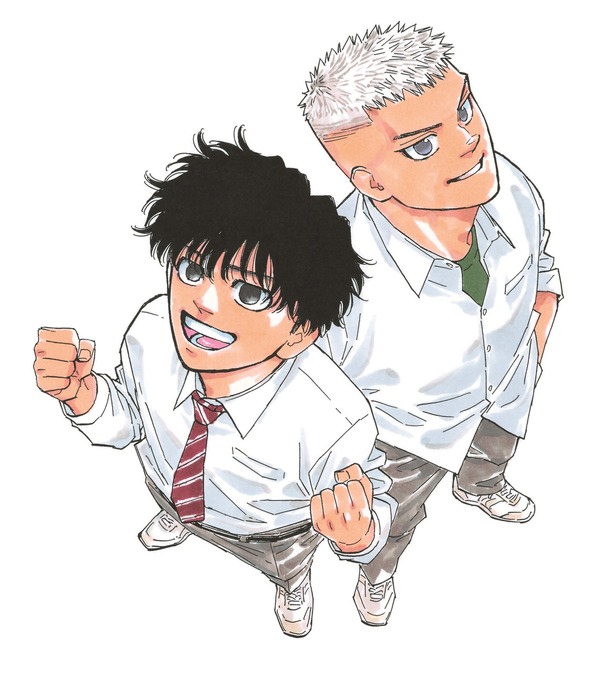 波切敦お祝いイラストⒸ波切敦／小学館