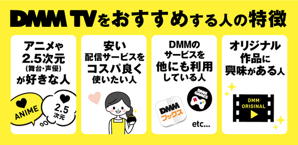 DMM TVの評判・口コミを徹底調査！サービスの特徴やメリット・デメリットを解説