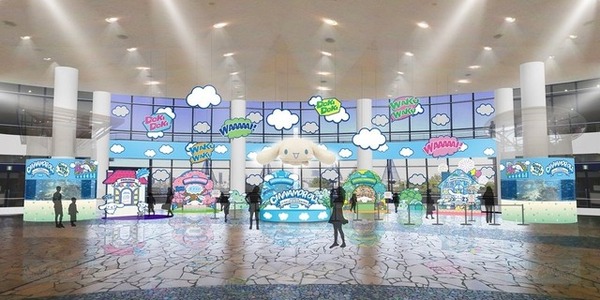 体験型イベント「シナモロール　バースデーパーティにいかなくちゃ！」会場イメージ