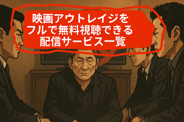 映画「アウトレイジ」の配信停止はなぜ？視聴できるサービスや無料で見る方法はある？