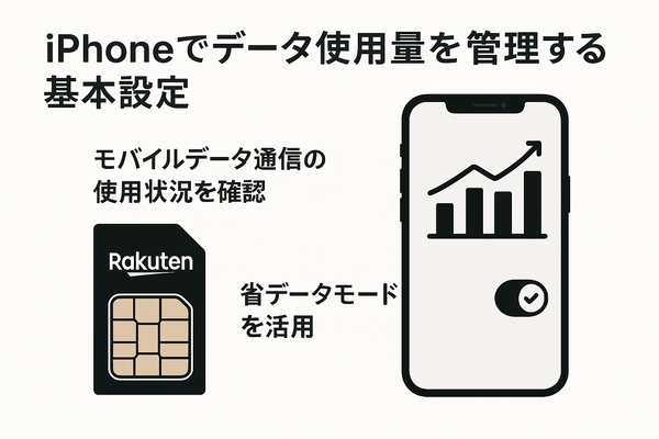 iPhoneで楽天モバイルを3ギガ以内に止める方法と設定手順を解説