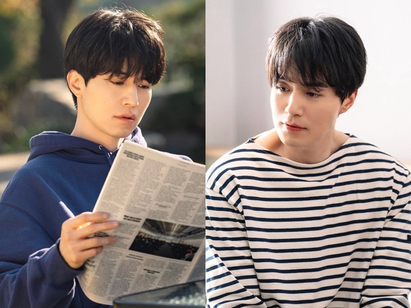 『離婚保険』主演のイ・ドンウク、カメラの外では台本手放さず…真剣な姿も“カッコいい”【PHOTO】