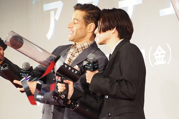 ラミ・マレック、三宅健／『アマチュア』ジャパンプレミア