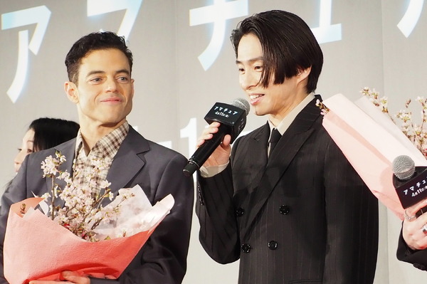 ラミ・マレック、三宅健／『アマチュア』ジャパンプレミア