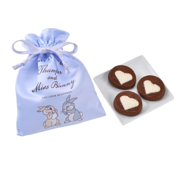 ディズニーストア「ミス・バニー＆とんすけ 焼きチョコレート 巾着入り PASTEL BUNNIES」（C）Disney