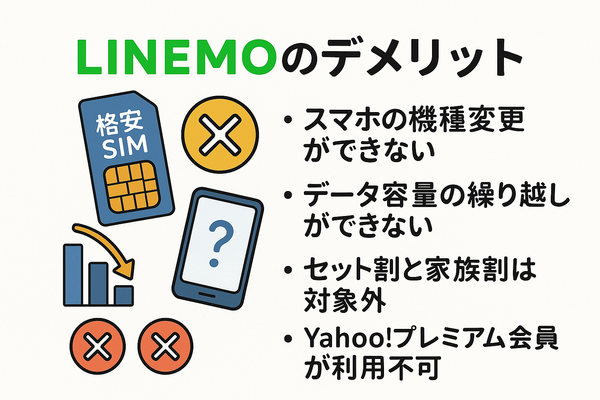 LINEMOの口コミ・評判は悪い？メリット・デメリットはある？