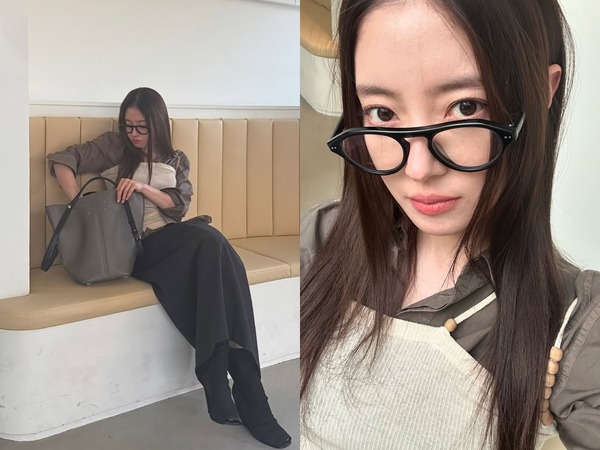 女優イ・セヨン、眼鏡越しに漂う知的さに“ドキッ”。レイヤードスタイルに反響【PHOTO】