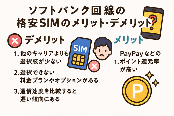 ソフトバンク回線でおすすめの格安SIMはどこ？速度や最安を比較！