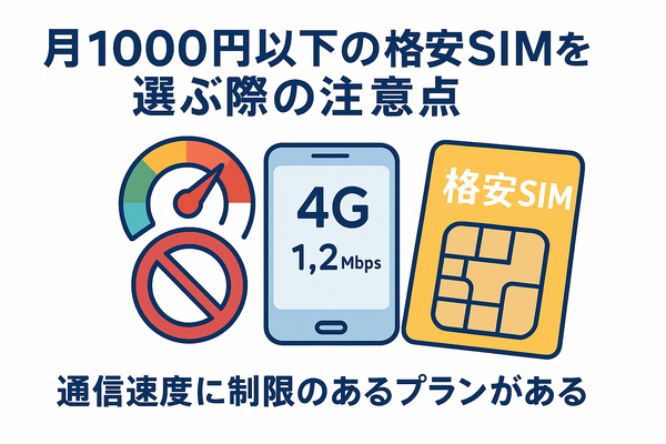 月1000円以下でおすすめの格安SIM16選を比較！