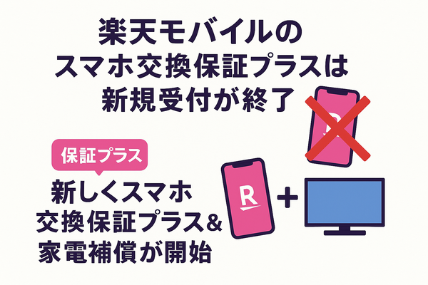 楽天モバイルのスマホ交換保証プラスは必要か？いらない場合の解約方法は？