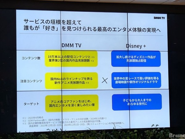 ディズニープラスとDMM TVのセットプラン