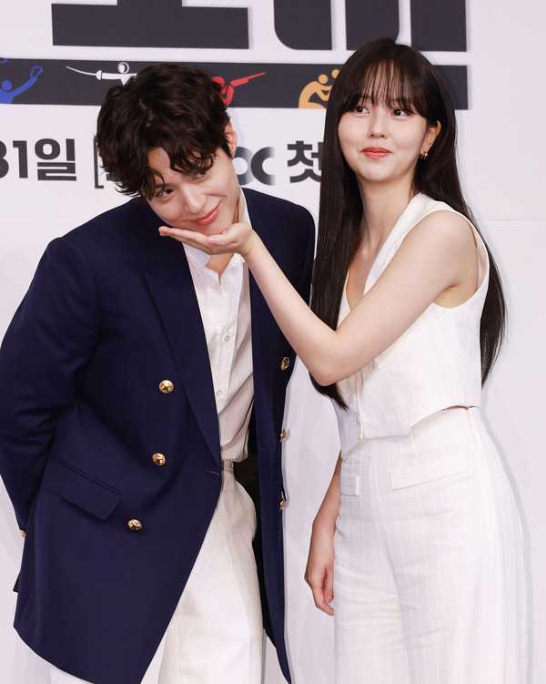 パク・ボゴム＆キム・ソヒョン Photo by The Chosunilbo JNS/Imazins via Getty Images