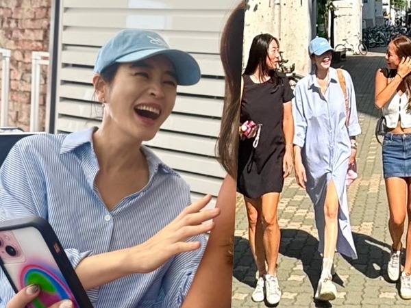 キム・ヘス、54歳とは思えぬプロポーション…豪快に笑う日常の一コマに“ほっこり”【PHOTO】