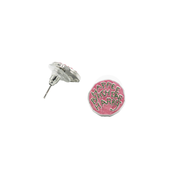 「ハリー・ポッター バースデーコレクション」ハッピーバースデー ピアス 2,000円（税込）【スタジオツアー限定商品】