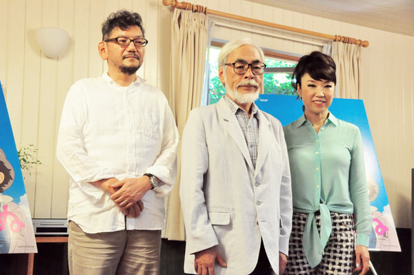 宮崎監督＆庵野秀明＆松任谷由美 in スタジオジブリ／『風立ちぬ』会見