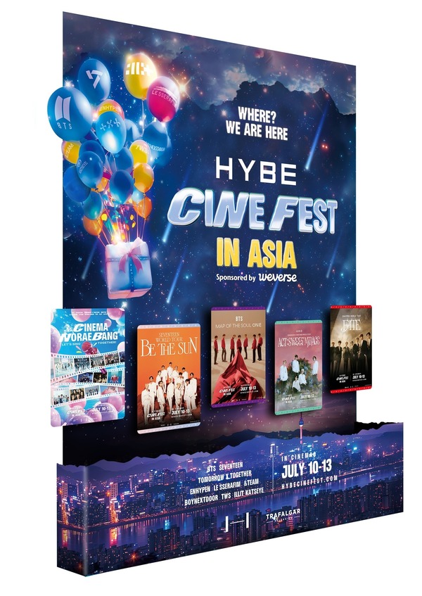 「HYBE CINE FEST IN ASIA」スタンディ　※参考イメージ